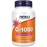 NOW Vitamin C-1000, With 100mg of Bioflavonoids bone,boost energy production,cardiovascular health,Cellular Energy Production,Chlorophyll,cholesterol,cholesterol levels,detox,detox heavy metals,Detoxification,Detoxification Digestion,Detoxifying,energy pr