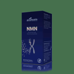 Good Health NMN 60 Cap b vitamin,Brain and heart function,Good Health NMN,GoodHealth NMN,Healthy aging and resilience,NAD+ production,Nicotinamide Mononucleotide (NMN),NMN,NMN supports healthy cellular energy,support their bodies