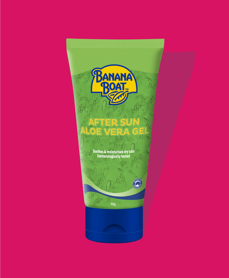 Banana Boat After Sun Aloe Vera Gel 90g tube front