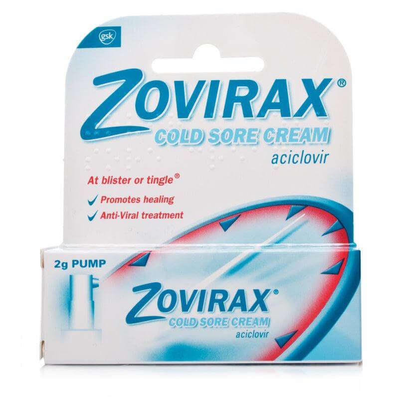 Zovirax (Aciclovir 5%) Cold Sore Cream 2g Pump cold sore,issues,zovirax,Zovirax (Aciclovir 5%) Cold Sore Cream 2g Pump