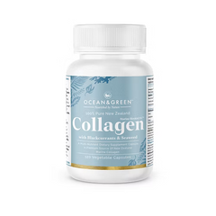Ocean Green Marine Collagen With Blackcurrants Supports Skin And Joint Health Collagen 120 Capsules