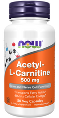 now Acetyl_L-Carnitine 500 mg, 100 veg capsules amid acids,cellular energy,issues,neutralize free radicals,Now,now Acetyl_L-Carnitine,Now Products,Now suppl,Now supplements