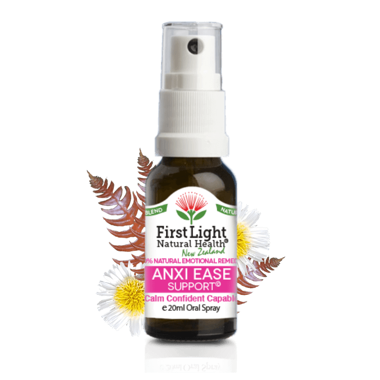 First Light Anxi Ease Support Flower Essence Oral Spray 20ml – Natural Emotional Wellbeing Remedy