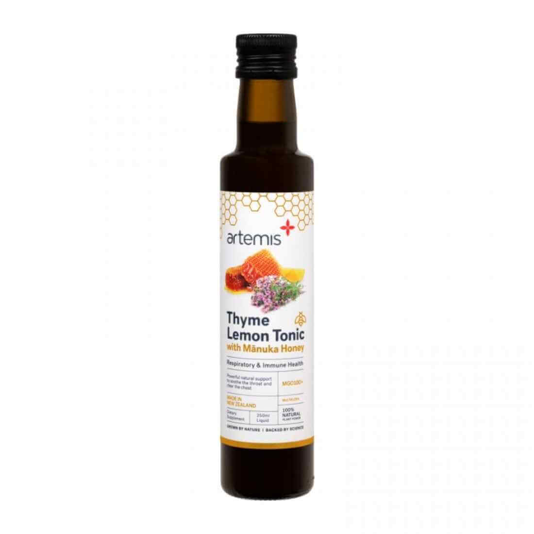 Artemis Thyme Lemon Tonic with manuka honey 250ml Thyme Lemon Tonic Anti-Cold + Manuka Honey 250ml 250ml,Artemis Thyme,Artemis Thyme Lemon Tonic,manuka honey 250ml,Thyme Lemon Tonic Anti-Cold