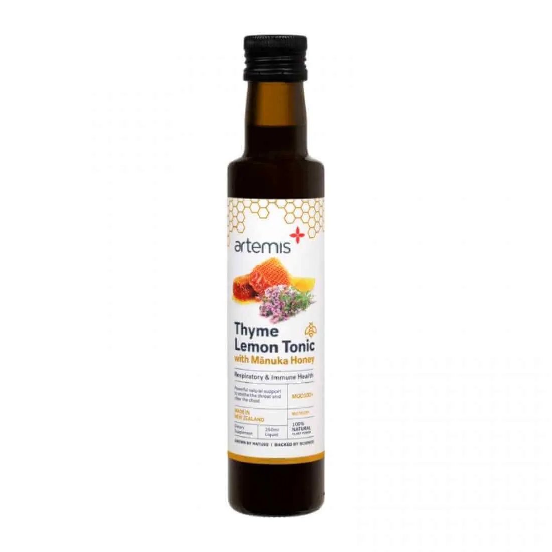Artemis Thyme Lemon Tonic with manuka honey 250ml Thyme Lemon Tonic Anti-Cold + Manuka Honey 250ml 250ml,Artemis Thyme,Artemis Thyme Lemon Tonic,manuka honey 250ml,Thyme Lemon Tonic Anti-Cold