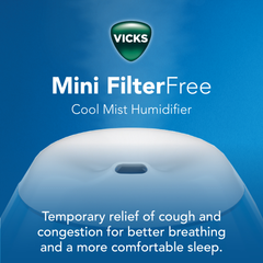 Vicks Mini filter free CoolMist Humidifier allergies,cold,cold & flu,cough,issues,mini humidifier