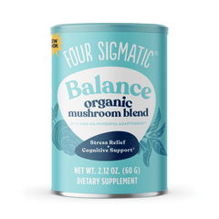 Four Sigmatic Balance Organic Mushroom Blend 60g Balance Organic Mushroom Blend,caffeine-free,cinnamon-infused sip,de-stressing,issues,No more Mondayitis