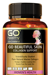 Go Healthy Beautiful Skin Collagen Support 120 Capsules beautiful skin,collagen,go beautiful skin,go healthy,Go Healthy Beautiful Skin Collagen Support,issues,marine collagen,women
