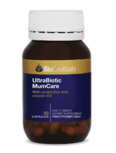 Bioceuticals UltraBiotic MumCare With probiotics and vitamin D3 adult probiotics,children probiotics,Digestive probiotic,gut probiotics,issues,organic probiotic,probiotic,probiotics,UltraBiotic MumCare With probiotics and vitamin D3