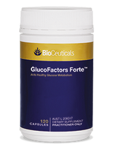 Bioceuticals GlucoFactors® Forte Aids Healthy Glucose Metabolism 120 caps bioceuticals,blood sugar,carbohydrate metabolism,carbohydrates,Christmas gift,christmas sale,GlucoFactors® Forte Aids Healthy Glucose Metabolism,issues