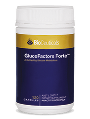 Bioceuticals GlucoFactors® Forte Aids Healthy Glucose Metabolism 120 caps bioceuticals,blood sugar,carbohydrate metabolism,carbohydrates,Christmas gift,christmas sale,GlucoFactors® Forte Aids Healthy Glucose Metabolism,issues