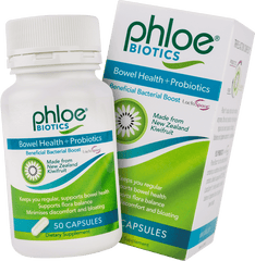 Phloe Biotics Healthy Bowel Capsules 50's - Digestive Support & Gut Health Dietary Supplements,Digestive Health,Digestive Support,Gut Health,Healthy Bowel Capsules,Natural Remedies,optimized,Phloe Biotics,Probiotics