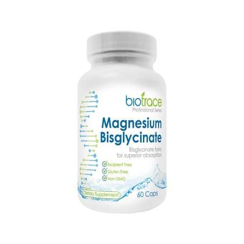 BioTrace Magnesium Bisglycinate 60 Caps ageing,Anti Ageing,Antioxidants brain Energy,artemis de stress spray,BioTrace Magnesium Bisglycinate,Blood Sugar Brain & Cognition Children's Health Detoxification Energy Minerals,Brain & Cognition,Brain and immune