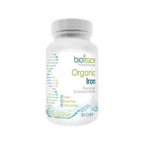 BioTrace Organic Iron 30 Caps ageing,Anti Ageing,Antioxidants brain Energy,artemis de stress spray,BioTrace Organic Iron,Blood Sugar Brain & Cognition Children's Health Detoxification Energy Minerals,Brain & Cognition,Brain and immune system support,Brain