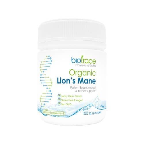BioTrace Organic Lion’s Mane Powder 100 gm ageing,Anti Ageing,Antioxidants brain Energy,artemis de stress spray,Blood Sugar Brain & Cognition Children's Health Detoxification Energy Minerals,Brain & Cognition,Brain & Cognition Mood & Sleep nerve Stress,Br