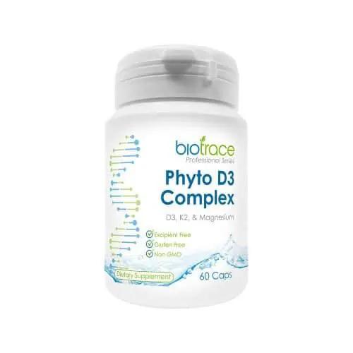 BioTrace Phyto D3 60 caps ageing,Anti Ageing,Antioxidants Bone & Joint Cardiovascular Children's Health Dental Immune Mood & Sleep Stress Vitamins,Antioxidants brain Energy,artemis de stress spray,BioTrace Phyto D3,Blood Sugar Brain & Cognition Children's