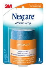 Nexcare Athletic Support Wrap Blue 75mm athletic,athletic wrap,issues,nexcare,sports wrap,wrap
