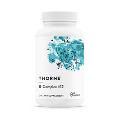 Thorne B-Complex #12 60 Caps activated b12 complex,b activated b12,B12 oral drops,digestion,digestive,digestive enzymes,digestive health,Digestive probiotic,indigestion,issues,liver function,methyl B12 drops,vitamin b12,vitamin b12 complex