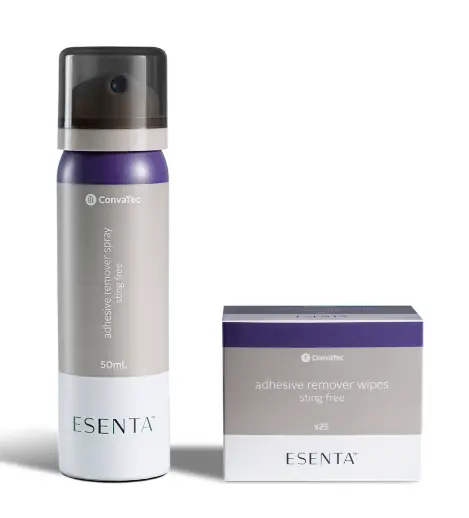 Esenta™ Sting-free Adhesive Remover Sprays Or Wipes adhesive remover,issues,wipes