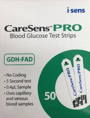 CareSens Pro Blood Glucose Test Strips 50 pack blood sugar,caresens dual,caresens pro,devices,diabetes,glucose,issues,strips,testing