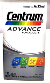 Centrum Advance Multivitamin 100 tablets centrum,centrum advance,issues,multivitamins