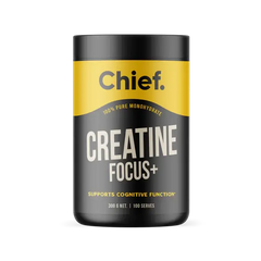 Chief Creatine Focus+ Supports Cognitive Function And Focus Creatine Monohydrate Supplement 300 g
