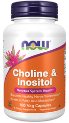 now Choline & Inositol 500 mg 100 Veg Capsules choline,Fatty Acids,inositol,issues,metabolism,Now,now Choline & Inositol 500 mg,Now Products,Now suppl,Now supplements,Vitamin B