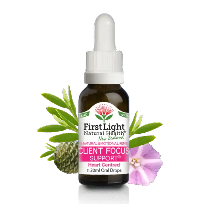 First Light Client Focus Support Flower Essence Oral Drops 20ml – Natural Practitioner Presence Remedy