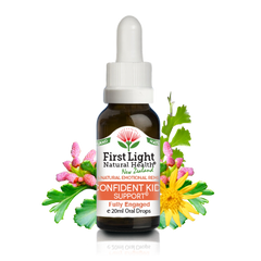 First Light Confident Kids Support Flower Essence Oral Drops 20ml