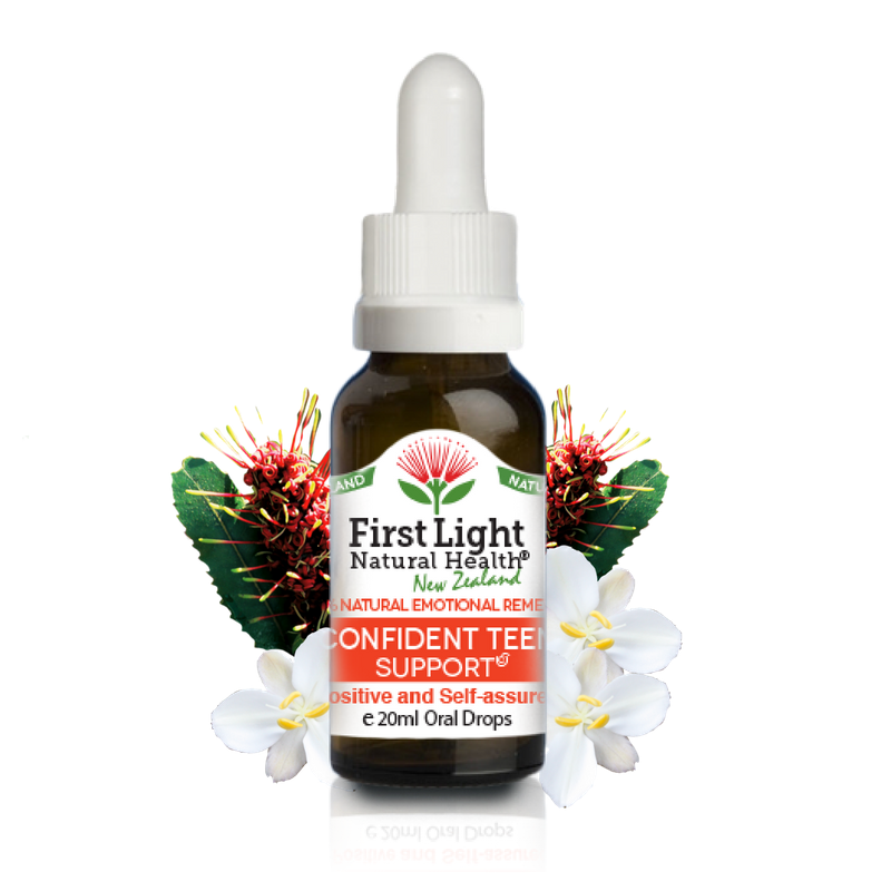 First Light Confident Teens Support Flower Essence Oral Drops 20ml