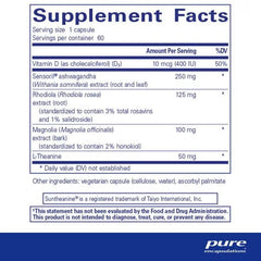 Pure Encapsulation Cortisol Calm 60 Cap 5htp,Cortisol,Cortisol Calm,deep sleep,Difficulty falling asleep,enhanced serotonin levels,fast asleep,healthy appetite,healthy cortisol,healthy cortisol response,healthy eating behavior,healthy sleep,issues,mood,Mo