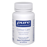 Pure Encapsulation Cortisol Calm 60 Cap 5htp,Cortisol,Cortisol Calm,deep sleep,Difficulty falling asleep,enhanced serotonin levels,fast asleep,healthy appetite,healthy cortisol,healthy cortisol response,healthy eating behavior,healthy sleep,issues,mood,Mo