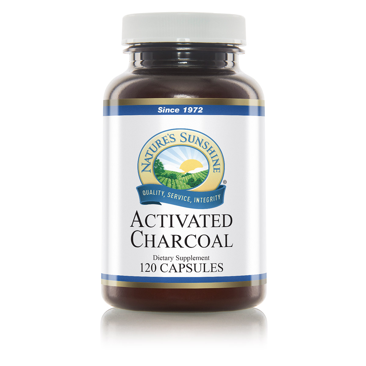 Nature's Sunshine Activated Charcoal 120 capsules activated,activated charcoal,charcoal,detox,issues,natures sunshine