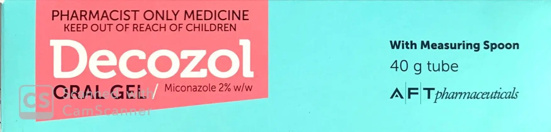 Decozol Oral Gel Candidiasis Treatment 40g - Pharmacist Only Medicine antifungal oral gel,Candidiasis treatment,Decozol Oral Gel,optimized,pharmacist only medicine
