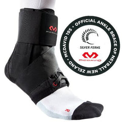 McDavid 195 Ankle Brace with straps Black Small