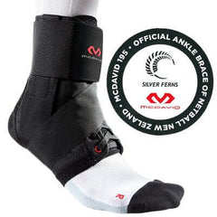 McDavid 195 Ankle Brace with straps Black Small