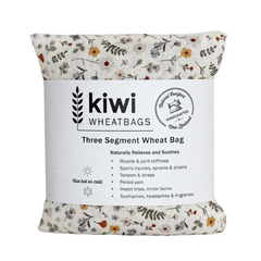 Kiwi Wheat Bag Nature Range Naturally Relieves Muscle Stiffness Soothes Pain Three Segment Cotton Wheat Bag 48cm By 14cm