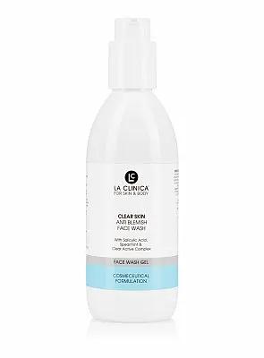 La Clinica Clear Skin Anti Blemish Face Wash Anti Blemish Face Wash,Cleanses thoroughly,cleansing foaming,facial wash gel,issues,La Clinica Clear Skin Anti Blemish Face Wash,oily skin types,soap free