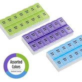Ezy Dose 7-Day AM PM Contoured Bottom Pill Reminder Keeps Meds Organized Pill Organizer