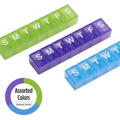 Ezy Dose 7-Day Pill Reminder Keeps Meds On Schedule, Easy To Use For Daily Medication Management Pill Box