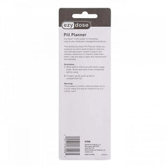 Ezy Dose 7-Day Pill Reminder Keeps Meds On Schedule, Easy To Use For Daily Medication Management Pill Box