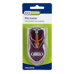 Ezy Dose Ezy Cut Tablet Cutter Precise Pill Cutting With Safety Shield Pill Cutter (1 Cutter Included)