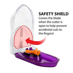 Ezy Dose Ezy Cut Tablet Cutter Precise Pill Cutting With Safety Shield Pill Cutter (1 Cutter Included)