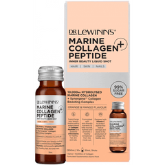 Dr. LeWinn's Marine Collagen Peptide Inner Beauty Liquid Shot 10s*50ml Beauty Liquid Shot,Collagen Beauty Liquid,Collagen Beauty Liquid Orange & Mango Flavor,Collagen Peptide,Inner Beauty Liquid Shot,issues,Liquid Shot,Marine Collagen Peptide,Peptide