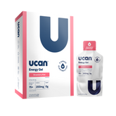 UCAN Edge Energy Gel Strawberry Box of 12 Pouches | Sustained Energy for Endurance Sport
