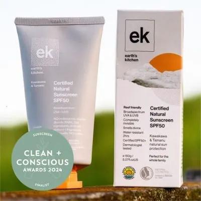 Earth's Kitchen Moringa & Harakeke Sensitive Baby Sun Protection SPF50 Gentle For Newborns Sunscreen 150g