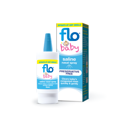 FLO Baby Saline Nasal Spray 15ml allergies,Baby blocked nose,Baby Nasal Congestion,Baby Nasal Saline Drops,baby‘s runny nose,blocked nose,Blocked Nose for Kids,colds,difficulty feeding and sleeping,Easy breathe,FLO Baby Saline Drops,FLO Baby Saline Drops
