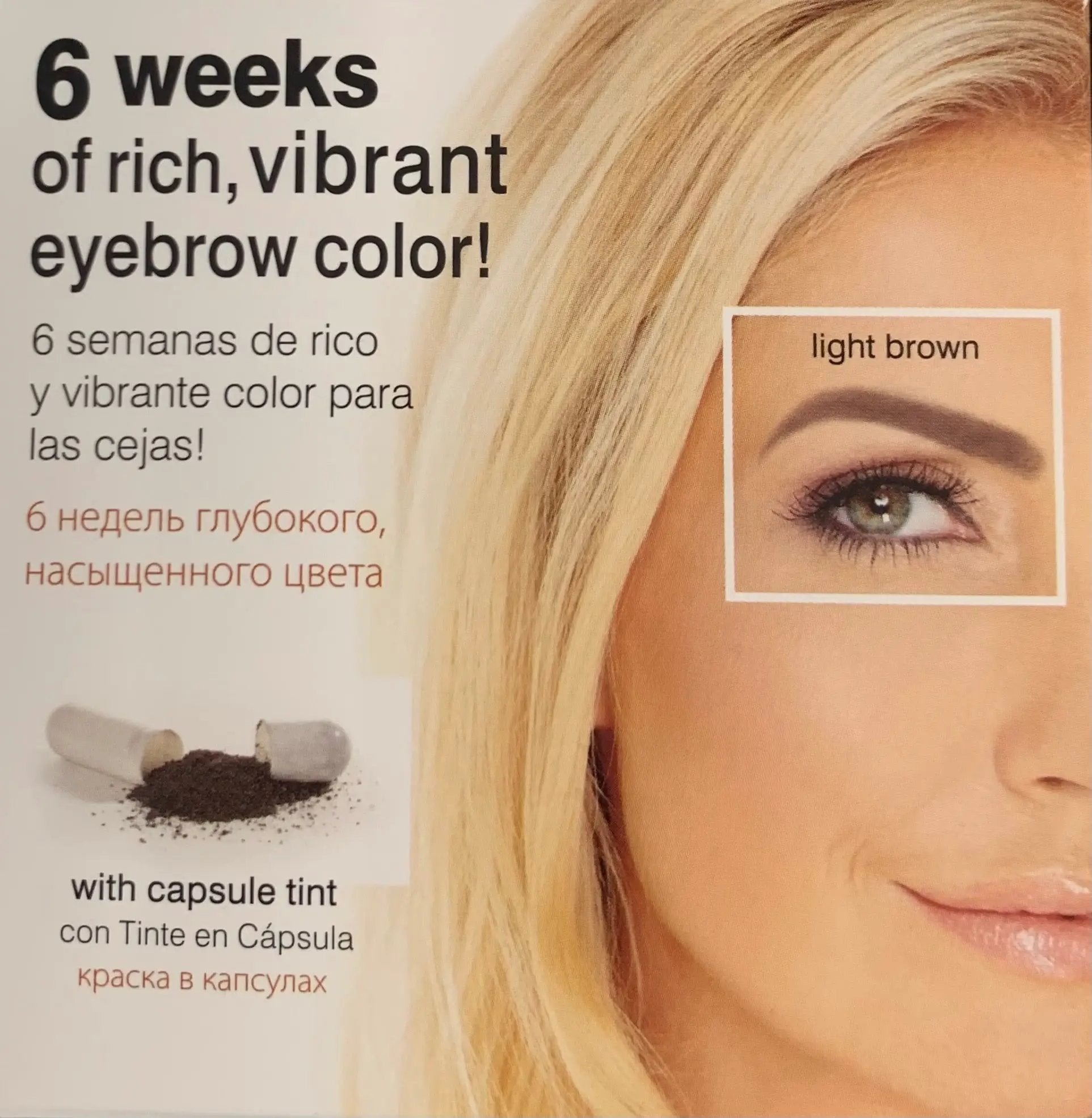 Godefroy Instant Eye Brow Tint Kit 6 Weeks Light Brown eyebrow,godefroy,Godefroy Instant Eye Brow Tint Kit 6 Weeks Light Brown,issues,tint