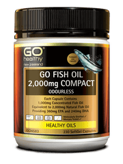GO Healthy Go Fish Oil 2000mg Odourless 230 Capsules cholesterol,fish oil,go healthy,go healthy fish oil 2000mg 230 capsules,Go Healthy Go Fish Oil 2000mg,issues,odourless,omega3