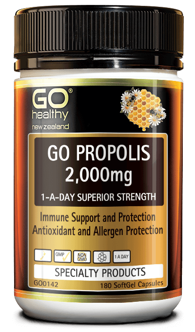 Go Healthy Propolis 2000mg 180 Capsules allergen support,antioxidant,go healthy,Go Healthy Propolis 2000mg,hea;th,immune,immune health,immune support,immune support and protection antioxidant,issues,propolis
